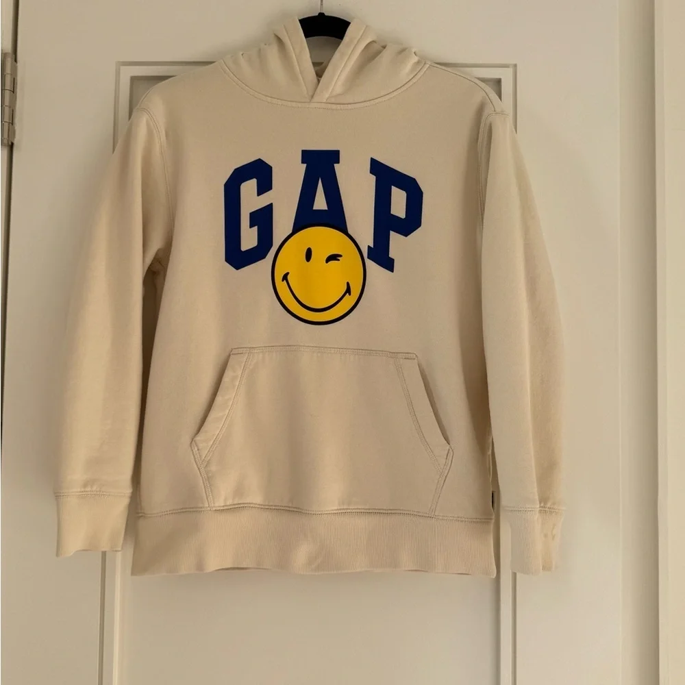 Gap Boy Smiley® Originals Gap Logo Hoodie Sz XL